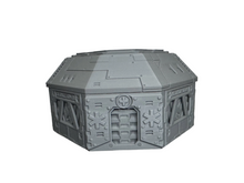 Load image into Gallery viewer, Medical Clinic Sci Fi Building Tabletop Terrain Scenery 28mm 32mm 3D Printed