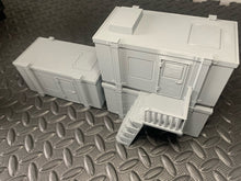 Load image into Gallery viewer, Construction Site Office Portacabin Roadworks Scenery Terrain 28mm 3D Printed