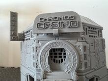 Load image into Gallery viewer, Sci Fi Casino Building Futuristic Tabletop Scenery 28mm 32mm 3D Printed