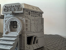 Load image into Gallery viewer, Sci Fi Casino Building Futuristic Tabletop Scenery 28mm 32mm 3D Printed