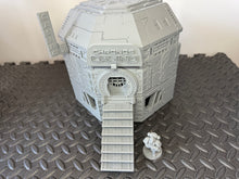 Load image into Gallery viewer, Sci Fi Casino Building Futuristic Tabletop Scenery 28mm 32mm 3D Printed
