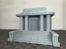 Load image into Gallery viewer, Sci Fi Courthouse Building Tabletop Terrain Scenery 28mm 32mm 3D Printed