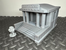 Load image into Gallery viewer, Sci Fi Courthouse Building Tabletop Terrain Scenery 28mm 32mm 3D Printed