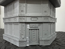 Load image into Gallery viewer, Sci Fi Diner Restaurant Building Tabletop Terrain Scenery 28mm 32mm 3D Printed