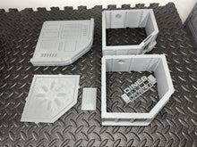 Load image into Gallery viewer, Sci Fi Diner Restaurant Building Tabletop Terrain Scenery 28mm 32mm 3D Printed