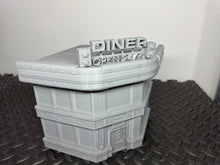 Load image into Gallery viewer, Sci Fi Diner Restaurant Building Tabletop Terrain Scenery 28mm 32mm 3D Printed