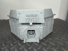Load image into Gallery viewer, Sci Fi Building Asian Sushi Restaurant Tabletop Scenery 28mm 32mm 3D Printed