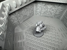 Load image into Gallery viewer, Sci Fi Building Fighting Pit Tabletop Terrain Scenery 28mm 32mm 3D Printed