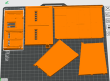 Load image into Gallery viewer, Garage Warehouse Building Workshop Wargaming Industrial 28mm Urban Lockup