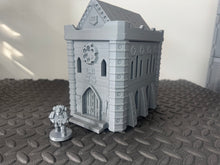 Load image into Gallery viewer, Gothic Sanctuary Sci Fi Building 28mm 32mm Terrain 3D Printed Tabletop Gaming