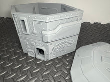 Load image into Gallery viewer, Sci Fi Building Gym Tabletop Terrain Scenery 28mm 32mm 3D Printed