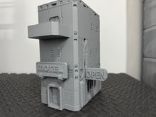 Load image into Gallery viewer, Futuristic Hotel Motel Sci-Fi Building Cyberpunk 28mm 32mm 3D Printed in Grey