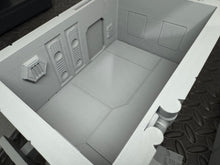 Load image into Gallery viewer, Futuristic Hotel Motel Sci-Fi Building Cyberpunk 28mm 32mm 3D Printed in Grey
