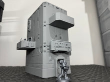 Load image into Gallery viewer, Futuristic Hotel Motel Sci-Fi Building Cyberpunk 28mm 32mm 3D Printed in Grey