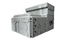 Load image into Gallery viewer, Sci Fi Hospital Building Tabletop Terrain Scenery 28mm 32mm 3D Printed