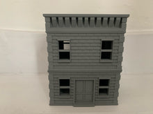 Load image into Gallery viewer, Modern Brick Apartment Buildings Modular House 28mm 1, 2 or 3 Storey Wargaming Tabletop Terrain