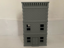 Load image into Gallery viewer, Modern Brick Apartment Buildings Modular House 28mm 1, 2 or 3 Storey Wargaming Tabletop Terrain