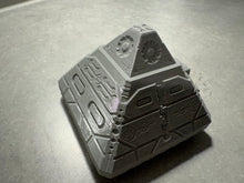Load image into Gallery viewer, 15mm Ancient Alien Jungle Pyramid Structure Fantasy Sci-Fi 3D Printed in Grey