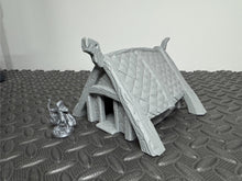 Load image into Gallery viewer, Viking House 3D Printed Fantasy Tabletop Gaming Terrain Medieval Building 28mm