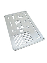 Load image into Gallery viewer, 3D Printed Sci-Fi Stencil Palette with Industrial Shapes for Airbrushing & Terrain 10x14cm