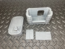 Load image into Gallery viewer, Street Vendor Kiosk - Hot Food Sci Building 28mm 3D Printed Cyberpunk Style