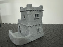 Load image into Gallery viewer, Large Desert 2 Storey Mud House 4 28mm Tabletop Wargaming Building Terrain 3D Printed