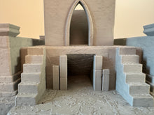Load image into Gallery viewer, Desert Mausoleum Temple Outer Rim Tatooine Style 28mm Building 3D Printed