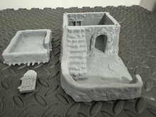 Load image into Gallery viewer, Desert Mud House 1 28mm Tabletop Wargaming Building Terrain 3D Printed