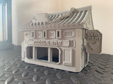 Load image into Gallery viewer, Futuristic Japanese Noodle Bar Ramen Sci-Fi 28mm 3D Printed in Grey Suitable for Cyberpunk & Stargrave