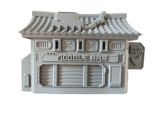Load image into Gallery viewer, Futuristic Japanese Noodle Bar Ramen Sci-Fi 28mm 3D Printed in Grey Suitable for Cyberpunk & Stargrave