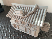 Load image into Gallery viewer, Futuristic Japanese Noodle Bar Ramen Sci-Fi 28mm 3D Printed in Grey Suitable for Cyberpunk & Stargrave