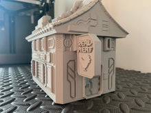 Load image into Gallery viewer, Futuristic Japanese Noodle Bar Ramen Sci-Fi 28mm 3D Printed in Grey Suitable for Cyberpunk & Stargrave