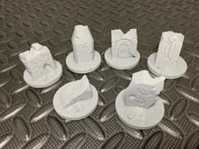 Load image into Gallery viewer, Objective Markers Robot Ancient Alien Relic Ruins Fantasy Sci-Fi 28mm 3D Printed in Grey
