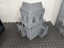 Load image into Gallery viewer, Grid City Gothic Outpost Industrial Sci Fi Building 28mm 32mm Terrain 3D Printed