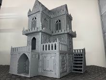 Load image into Gallery viewer, Grid City Gothic Outpost Industrial Sci Fi Building 28mm 32mm Terrain 3D Printed