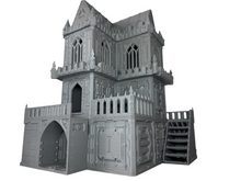 Load image into Gallery viewer, Grid City Gothic Outpost Industrial Sci Fi Building 28mm 32mm Terrain 3D Printed