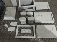 Load image into Gallery viewer, Petrol Gas Fuel Station Garage - Sci-Fi Building 28mm 3D Printed in Grey - Tabletop Gaming