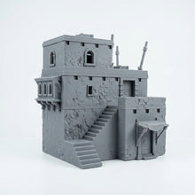 Load image into Gallery viewer, City of Corsairs House Building 6 Historical Style 28mm 32mm Wargaming Terrain