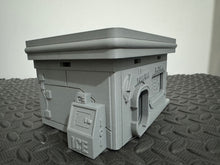 Load image into Gallery viewer, Petrol Gas Fuel Station Garage - Sci-Fi Building 28mm 3D Printed in Grey - Tabletop Gaming