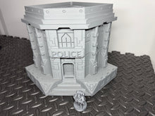 Load image into Gallery viewer, Sci Fi Building Cyber Police Headquarters Sci-Fi Tabletop Terrain 28mm 32mm