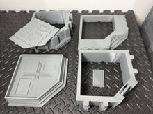 Load image into Gallery viewer, Sci Fi Building Cyber Police Headquarters Sci-Fi Tabletop Terrain 28mm 32mm