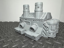 Load image into Gallery viewer, Damaged Sci Fi Pig Meat Factory Warehouse Wargaming Building 28mm Terrain