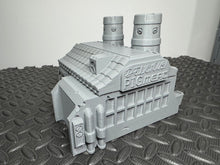 Load image into Gallery viewer, Damaged Sci Fi Pig Meat Factory Warehouse Wargaming Building 28mm Terrain