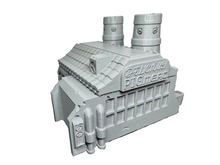 Load image into Gallery viewer, Damaged Sci Fi Pig Meat Factory Warehouse Wargaming Building 28mm Terrain