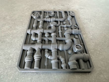 Load image into Gallery viewer, Pipes & Plumbing Dry Brush Texture Palette for Miniature Painting - Unprimed