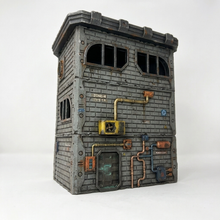 Load image into Gallery viewer, Sci Fi Derelict Rundown Apartments Tabletop Terrain Scenery 28mm 32mm 3D Printed