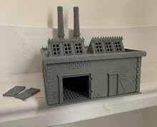 Load image into Gallery viewer, Power Station 28mm Model Industrial Chimneys Power Plant Room Wargaming