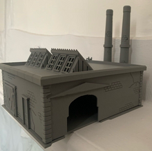 Load image into Gallery viewer, Power Station 28mm Model Industrial Chimneys Power Plant Room Wargaming