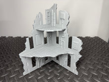 Load image into Gallery viewer, Gothic Corner Ruins Industrial Sci Fi Factory Building 28mm Terrain 3D Printed