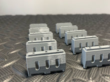 Load image into Gallery viewer, 10 x Road Blocks Barriers Roadworks Scenery Scatter Terrain 28mm 3D Printed